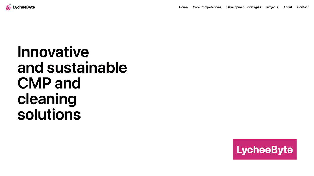 LycheeByte Company Website